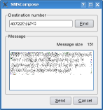 The message composition