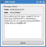The messages details